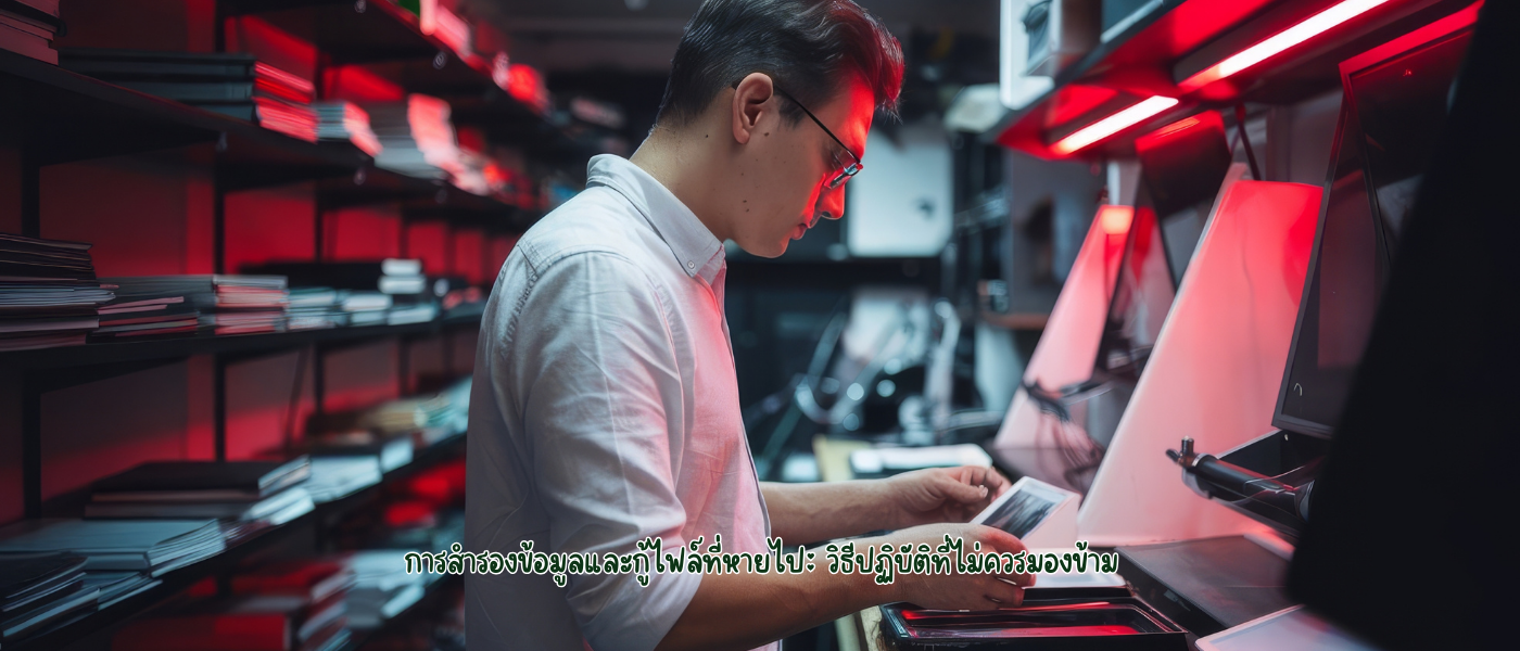 การสำรองข้อมูลและกู้ไฟล์ที่หายไป วิธีปฏิบัติที่ไม่ควรมองข้าม